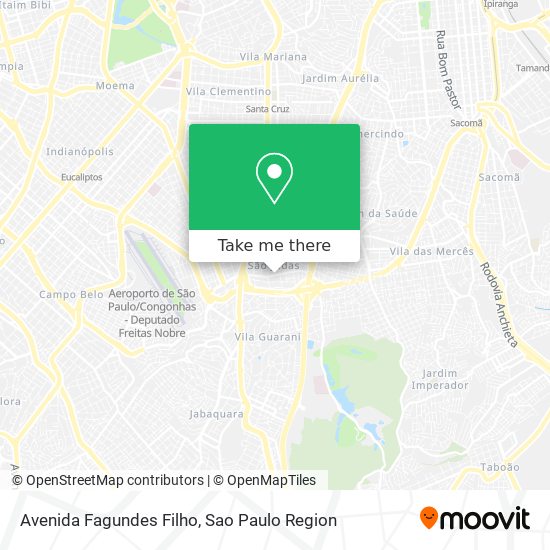 Mapa Avenida Fagundes Filho
