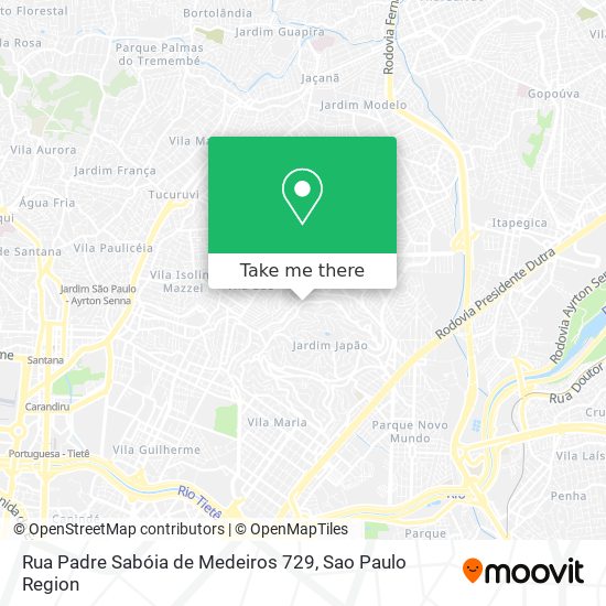 Mapa Rua Padre Sabóia de Medeiros 729