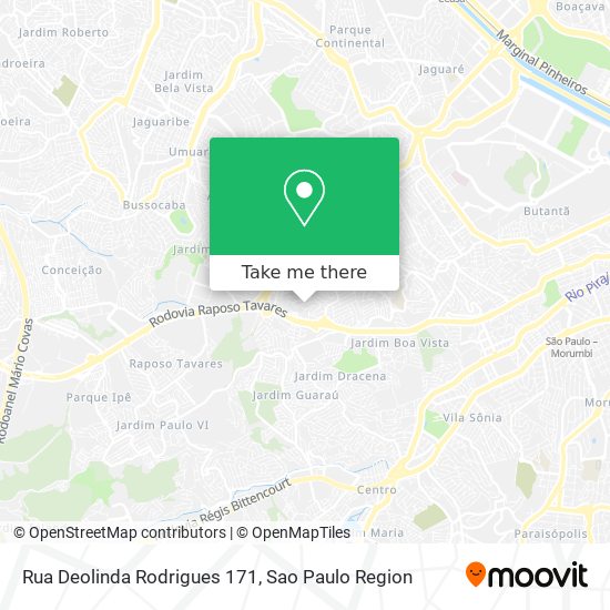 Mapa Rua Deolinda Rodrigues 171
