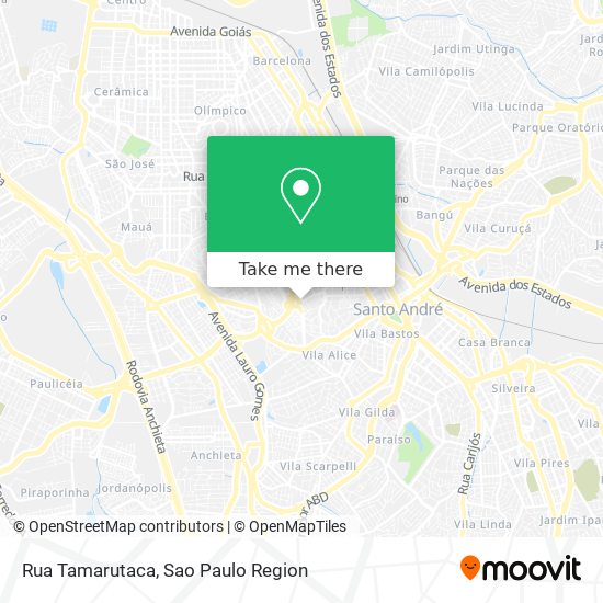 Rua Tamarutaca map