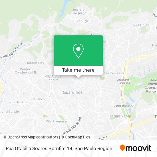 Rua Otacilia Soares Bomfim 14 map