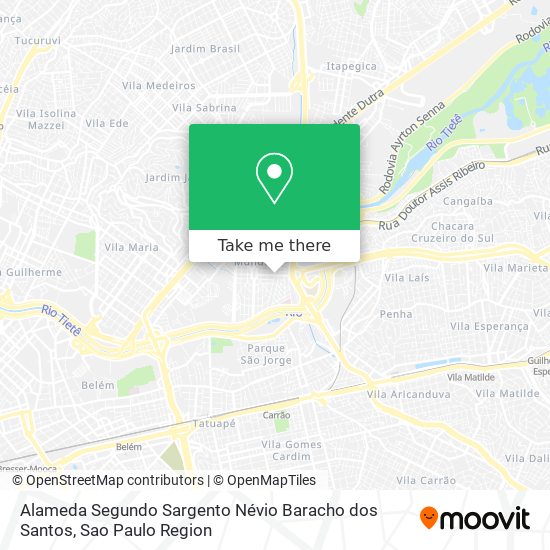 Alameda Segundo Sargento Névio Baracho dos Santos map