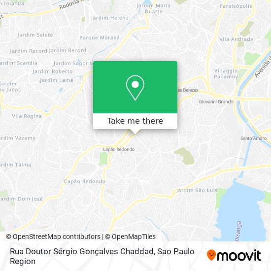 Rua Doutor Sérgio Gonçalves Chaddad map