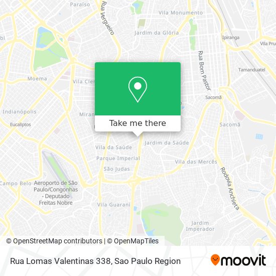 Rua Lomas Valentinas 338 map