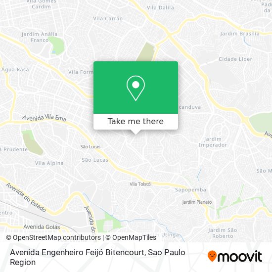 Avenida Engenheiro Feijó Bitencourt map