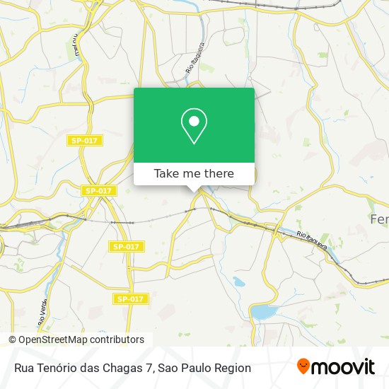 Mapa Rua Tenório das Chagas 7