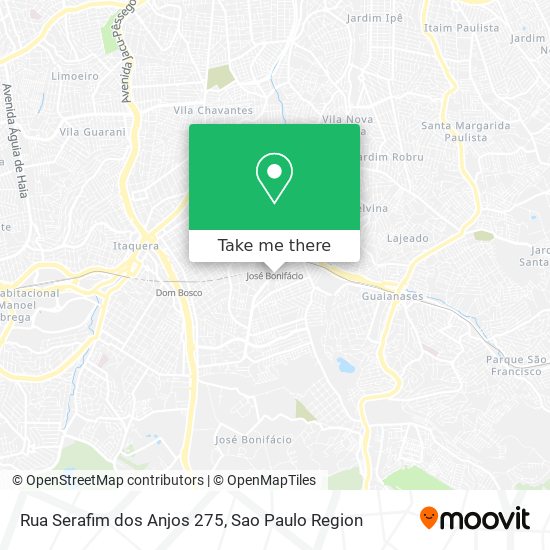 Mapa Rua Serafim dos Anjos 275