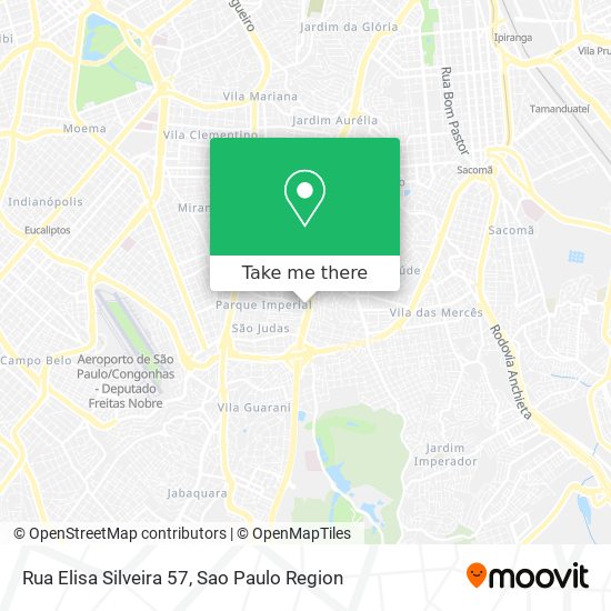 Mapa Rua Elisa Silveira 57