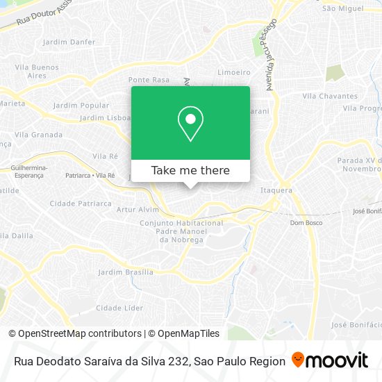 Rua Deodato Saraíva da Silva 232 map