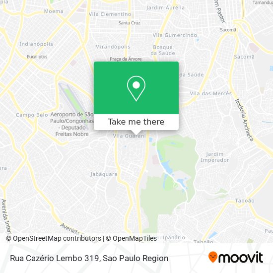Rua Cazério Lembo 319 map
