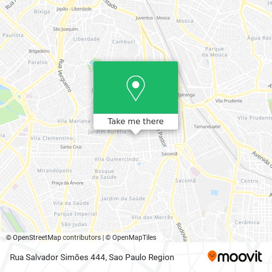 Mapa Rua Salvador Simões 444