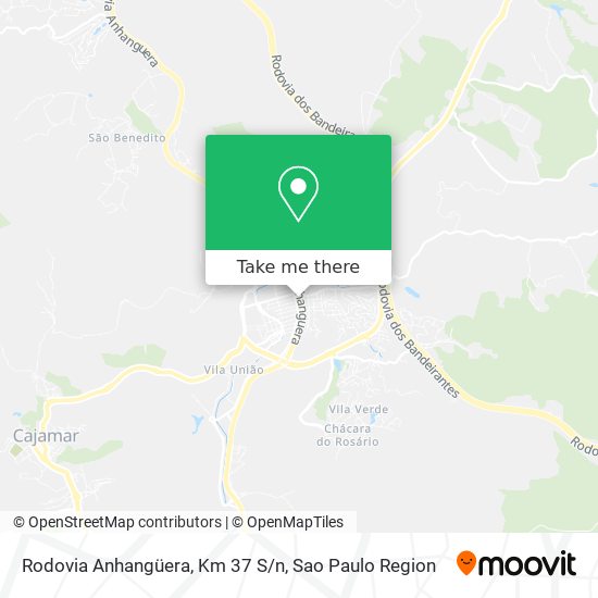 Rodovia Anhangüera, Km 37 S/n map