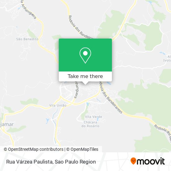 Rua Várzea Paulista map