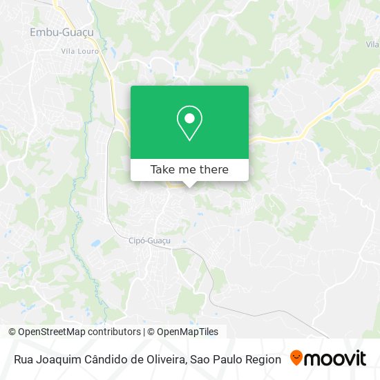 Rua Joaquim Cândido de Oliveira map