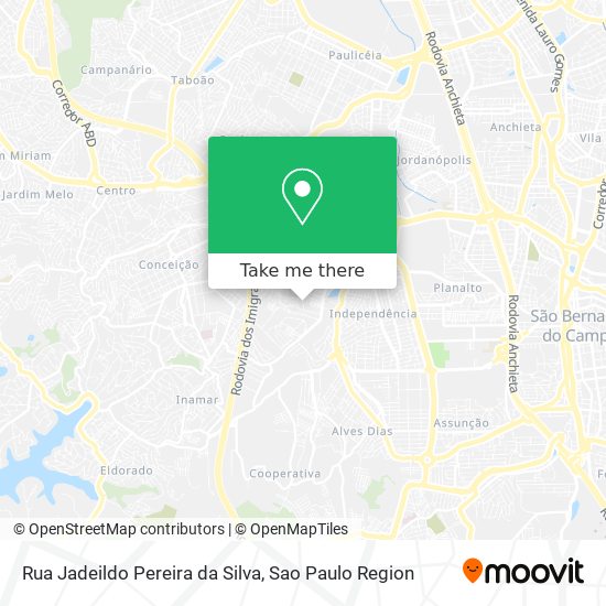 Mapa Rua Jadeildo Pereira da Silva