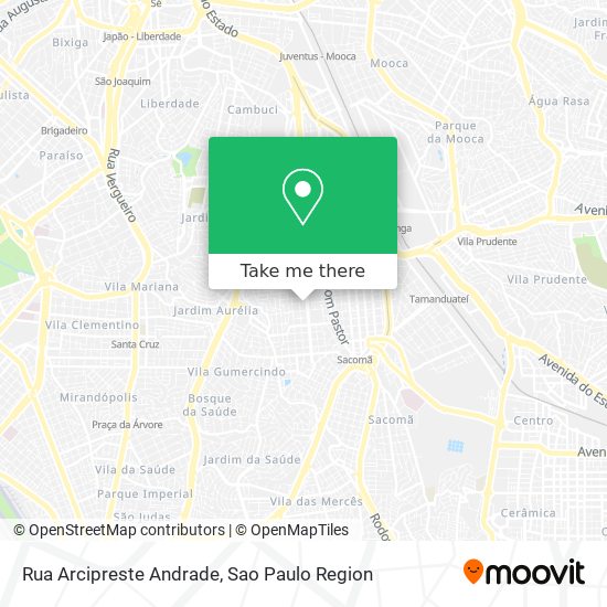 Mapa Rua Arcipreste Andrade