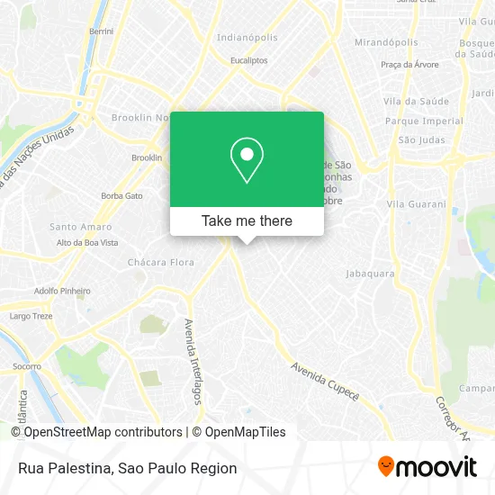 Rua Palestina map