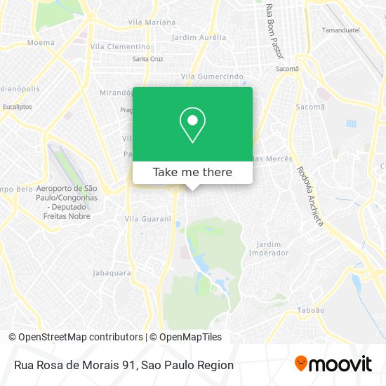 Mapa Rua Rosa de Morais 91