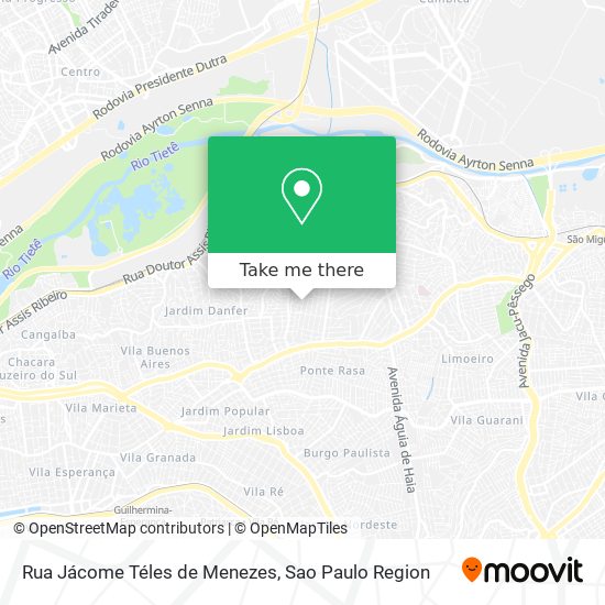 Rua Jácome Téles de Menezes map