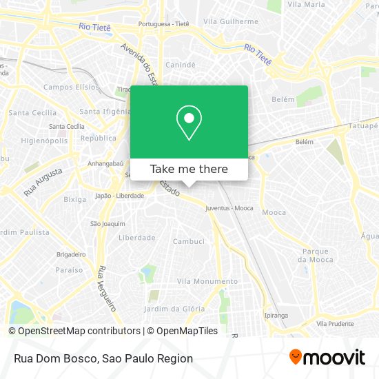Rua Dom Bosco map