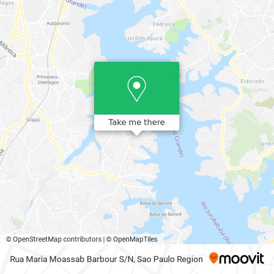 Mapa Rua Maria Moassab Barbour S/N