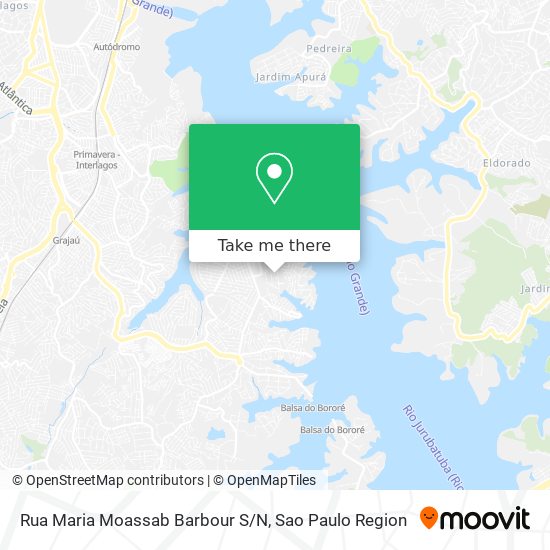 Rua Maria Moassab Barbour S/N map