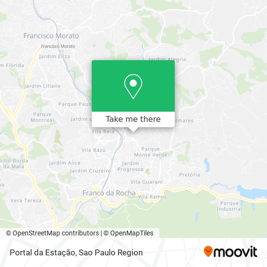Portal da Estação map