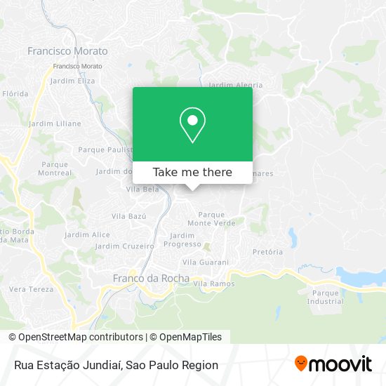 Rua Estação Jundiaí map