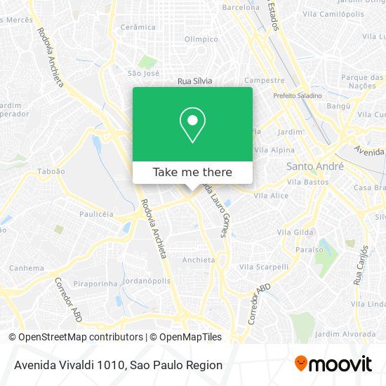 Avenida Vivaldi 1010 map