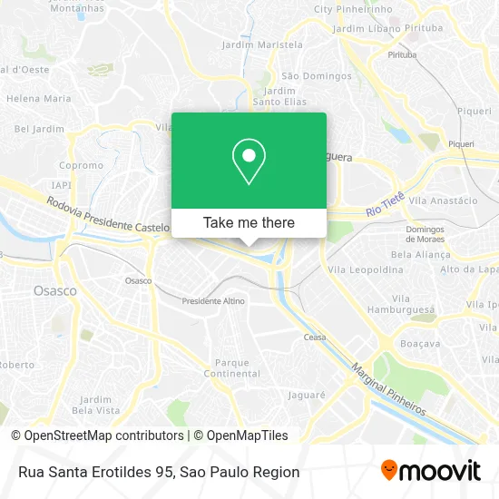 Rua Santa Erotildes 95 map