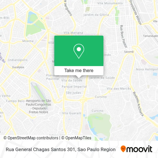 Rua General Chagas Santos 301 map