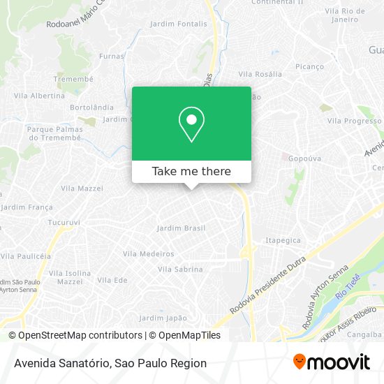 Avenida Sanatório map