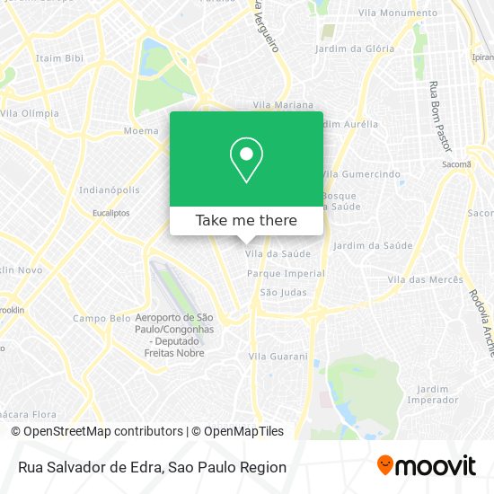 Mapa Rua Salvador de Edra