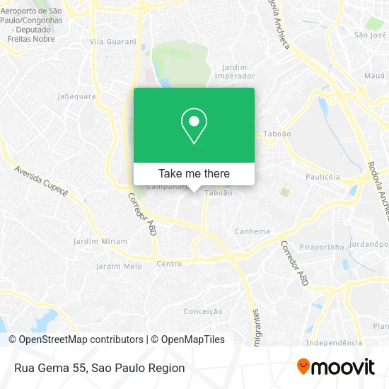 Rua Gema 55 map
