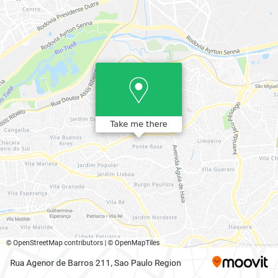 Rua Agenor de Barros 211 map