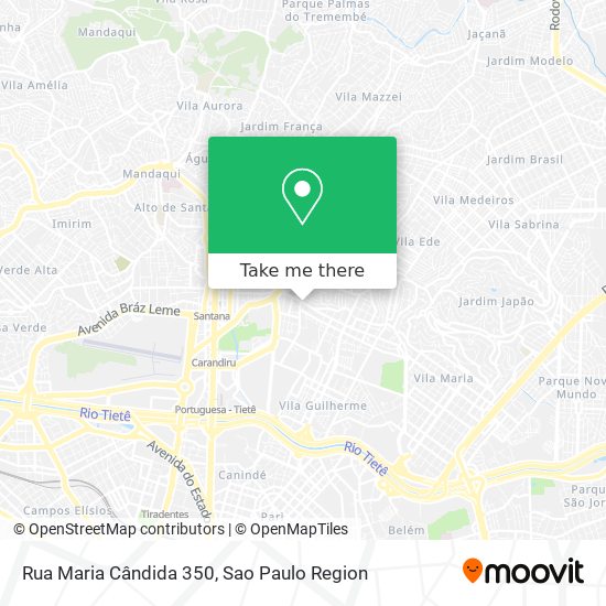 Rua Maria Cândida 350 map