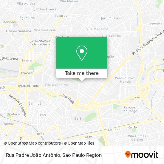 Rua Padre João Antônio map