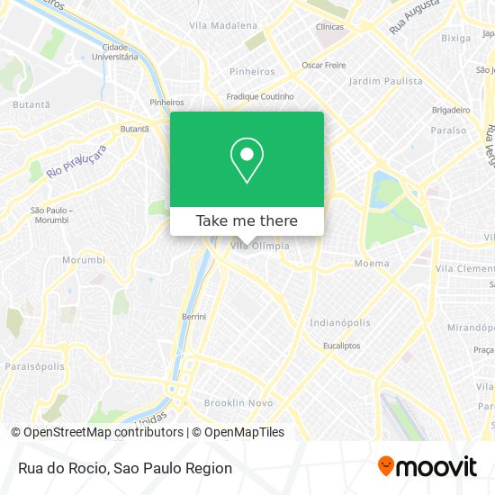 Rua do Rocio map