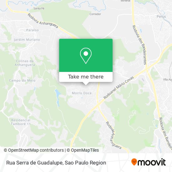 Rua Serra de Guadalupe map