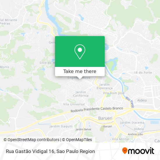 Rua Gastão Vidigal 16 map
