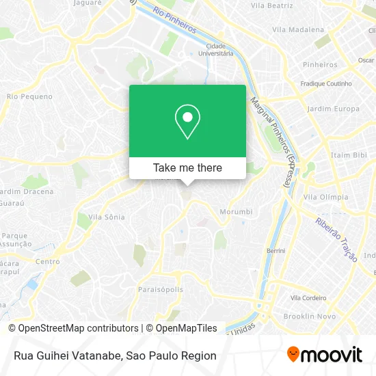 Rua Guihei Vatanabe map