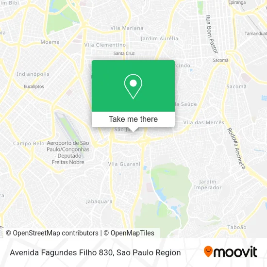 Avenida Fagundes Filho 830 map