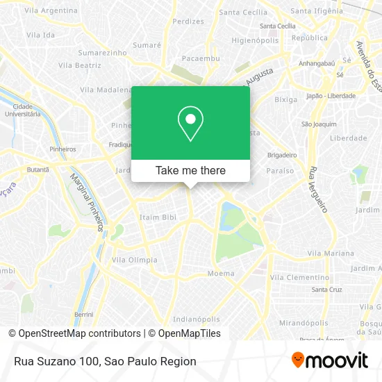 Rua Suzano 100 map