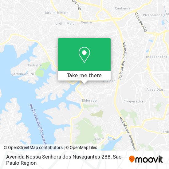 Avenida Nossa Senhora dos Navegantes 288 map