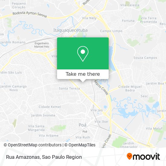 Rua Amazonas map