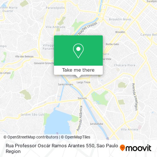 Rua Professor Oscár Ramos Arantes 550 map