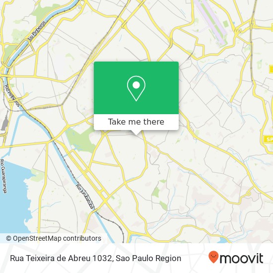 Mapa Rua Teixeira de Abreu 1032