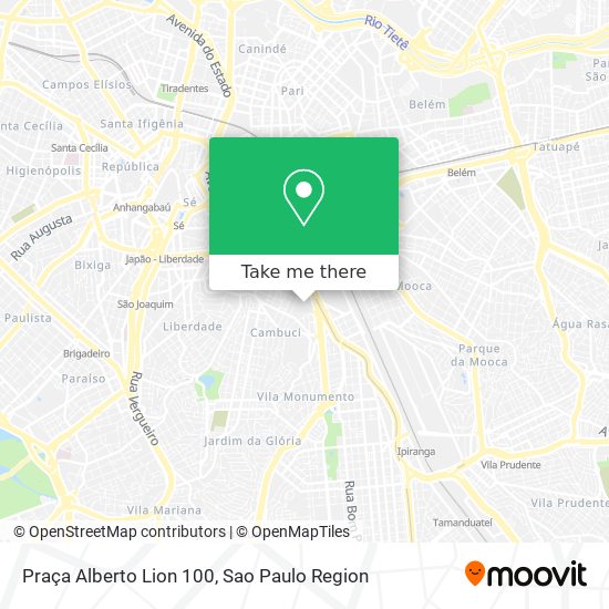 Praça Alberto Lion 100 map