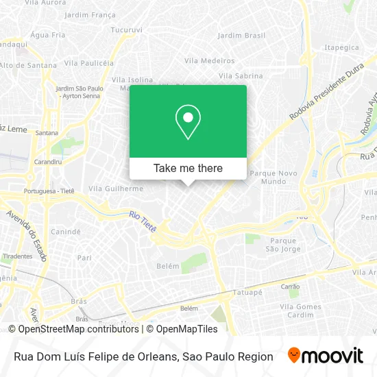 Rua Dom Luís Felipe de Orleans map