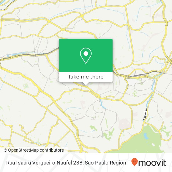 Mapa Rua Isaura Vergueiro Naufel 238
